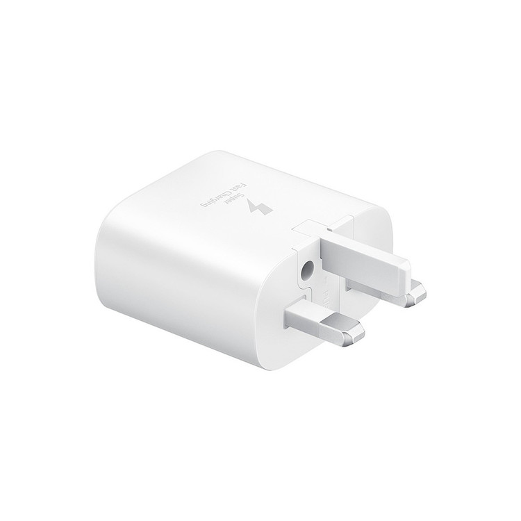 شارژر دیواری فست و PD دو پین فست تک پورت SAMSUNG Type-C مدل EP-TA800 25W - سفید