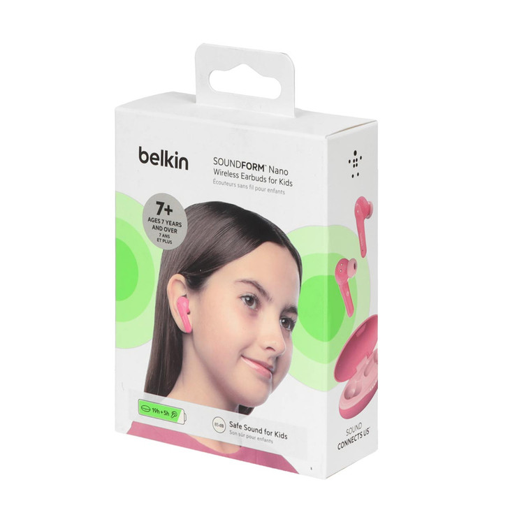 ایرفون بی سیم Belkin مدل PAC003bt - صورتی (گارانتی 18 ماهه پوزیترون)