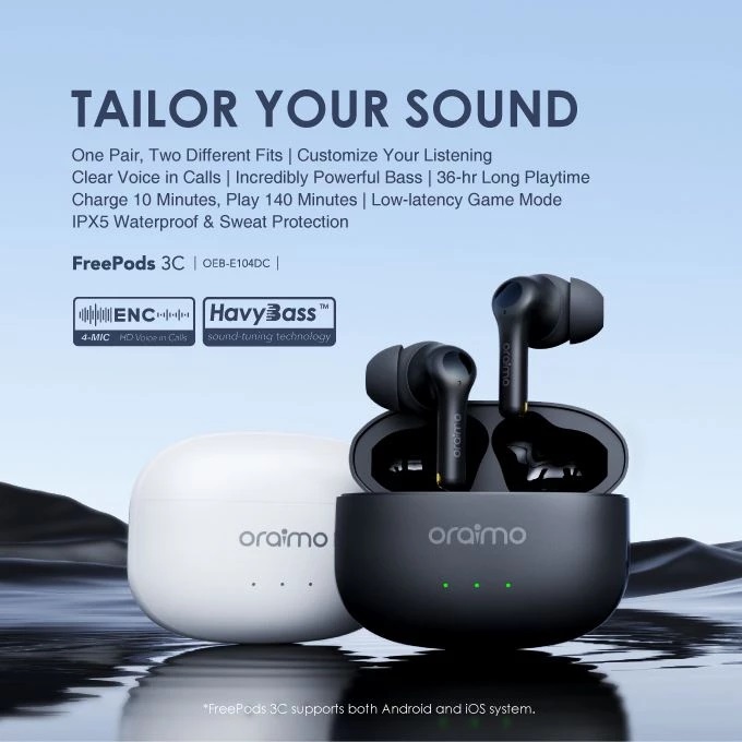 ایرپاد اورایمو مدل Oraimo FreePods 3C