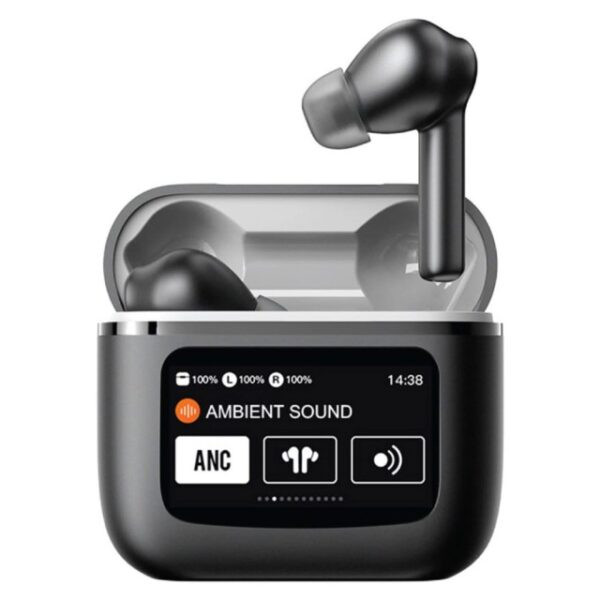 ایرپاد Green Lion TouchWave ANC LCD Touch Screen Earbuds دارای صفحه نمایش لمسی