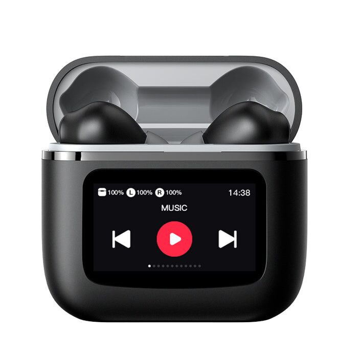 ایرپاد Green Lion TouchWave ANC LCD Touch Screen Earbuds دارای صفحه نمایش لمسی