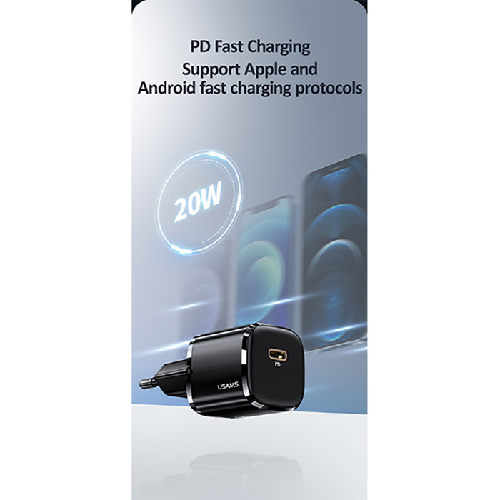 شارژر یوسامز مدل US-CC124 T36 20W برند Usams