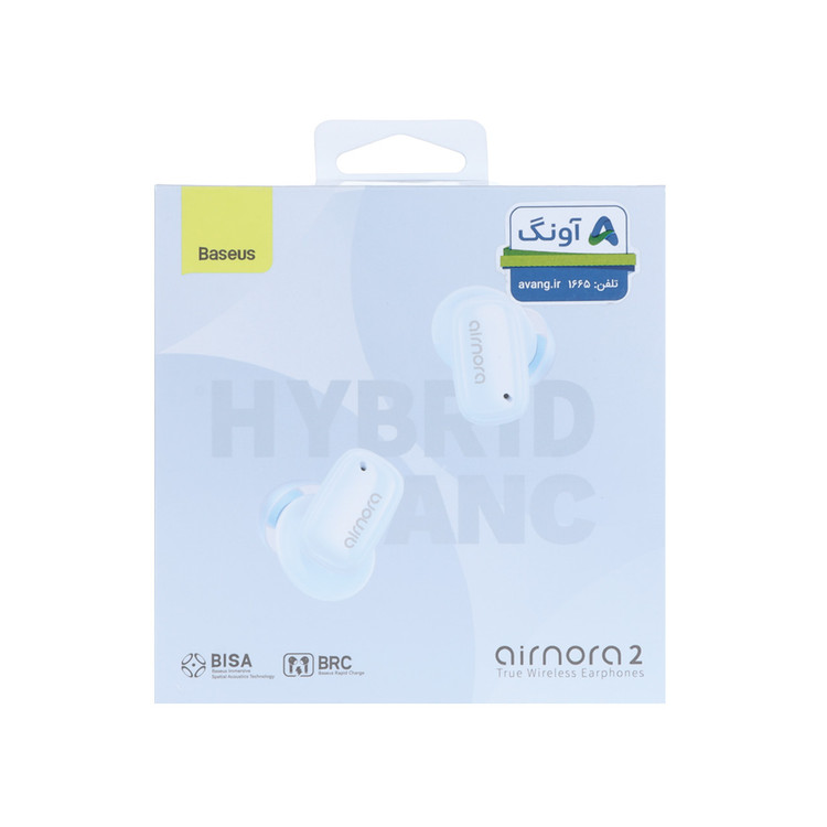 ایرفون بی سیم Baseus مدل AirNora 2 True - آبی (گارانتی آونگ)
