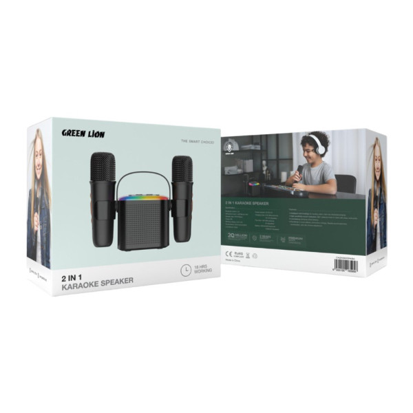 اسپیکر ۲ در ۱ گرین لاین مدل 2IN1 Karaoke Speaker