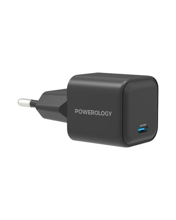 شارژر دیواری 35 وات پاورولوژی Powerology 20W GaN Charger P35WSPCEU