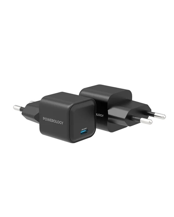شارژر دیواری 35 وات پاورولوژی Powerology 20W GaN Charger P35WSPCEU