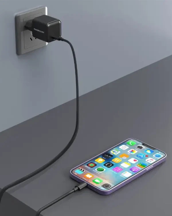 شارژر دیواری 35 وات پاورولوژی Powerology 20W GaN Charger P35WSPCEU
