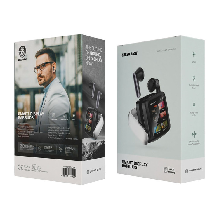 هندزفری بلوتوث نمایشگر هوشمند گرین Green Smart Display Earbuds