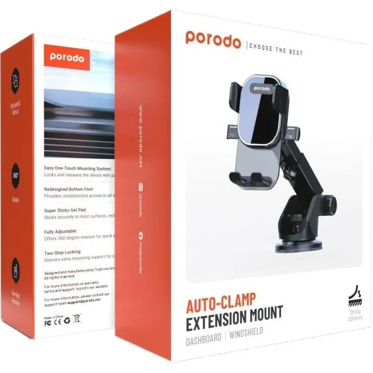 هولدر و پایه نگهدارنده پرودو PORODO AUTO-CLAMP EXTENSION MOUNT PD-AVACRM