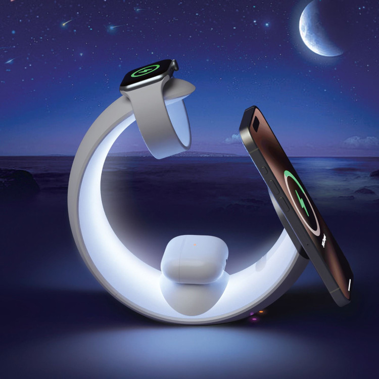 شارژر وایرلس گرین لاین مدل Moon Charge