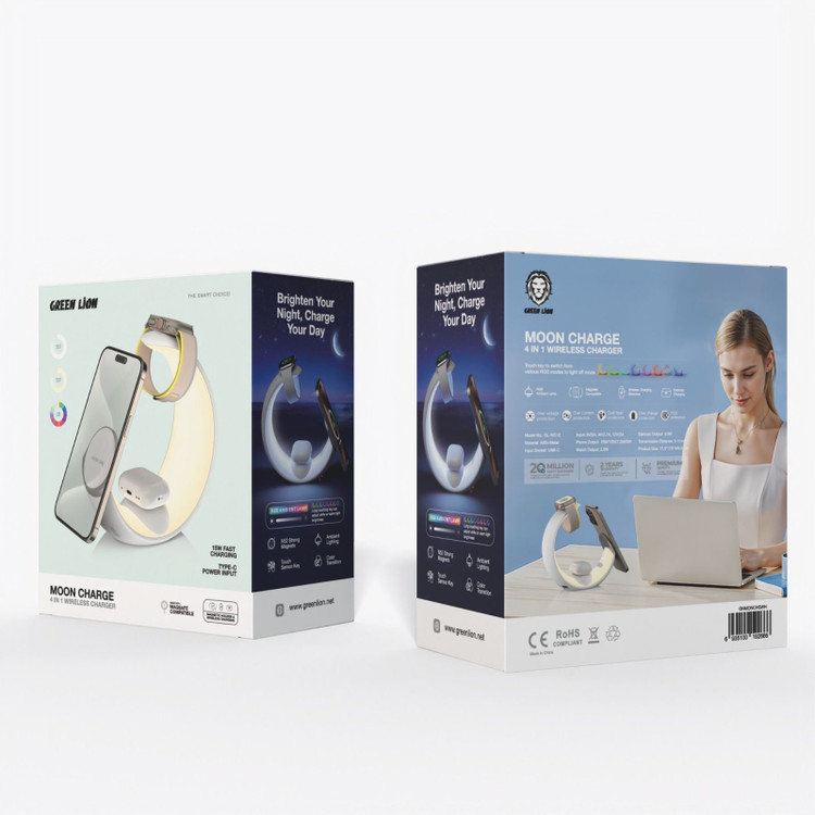 شارژر وایرلس گرین لاین مدل Moon Charge