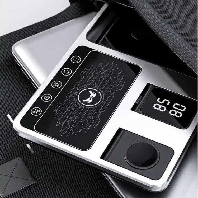شارژر وایرلس گرین لاین مدل 4in1 Wireless Charging Station اصل