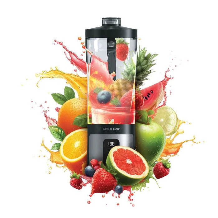 جویسر و مخلوط کن قابل حمل گرین لاین پروجت Green Lion Projet Blender GNPJ7BLDRBK ظرفیت 600 میلی لیتر