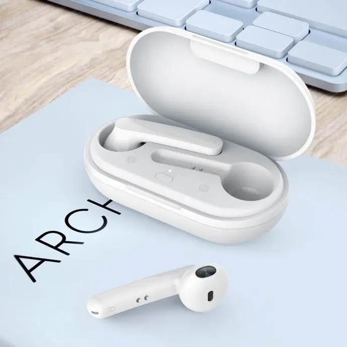 هندزفری بلوتوث دوگوش پاورولوژی Powerology True Wireless Stereo Buds PTWSEPWH