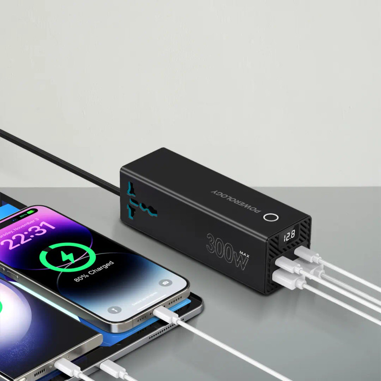 اینورتر خودرو 300 واتی Powerology PWCUQC038