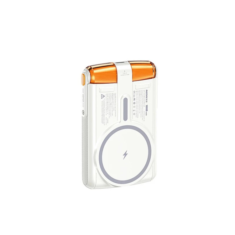 پاوربانک ریمکس مدل MagSafe Wireless Fast Charge RPP-66 22.5W ظرفیت 10000 میلی آمپر ساعت