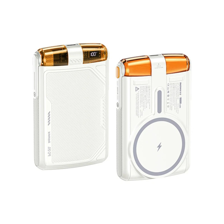 پاوربانک ریمکس مدل MagSafe Wireless Fast Charge RPP-66 22.5W ظرفیت 10000 میلی آمپر ساعت