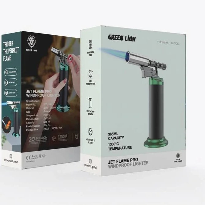 فندک اتمی گرین لاین مدل Jet Flame Pro