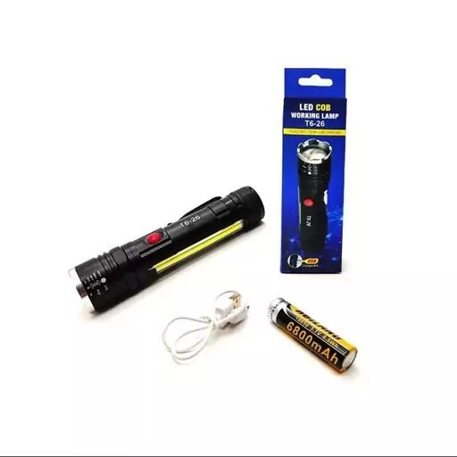 چراغ قوه LED COB مدل T6-26