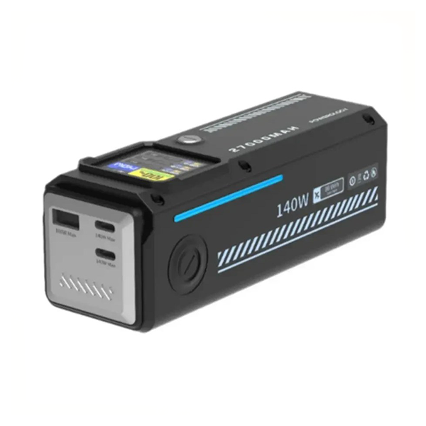 پاوربانک هوشمند 27000 میلی آمپر ساعت پاورولوژی(PPBCHA83)Powerology 27000mAh Smart Display Power Bank – Black