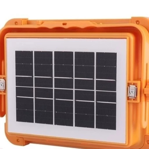 چراغ پرژکتور اضطراری (سایز متوسط)Solar LED همراه پنل خورشیدی