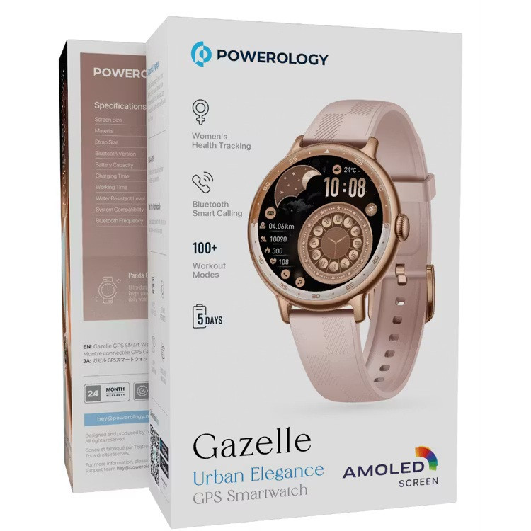 ساعت هوشمند پاورولوژی مدل Gazelle Urban Elegance PSWGBT60