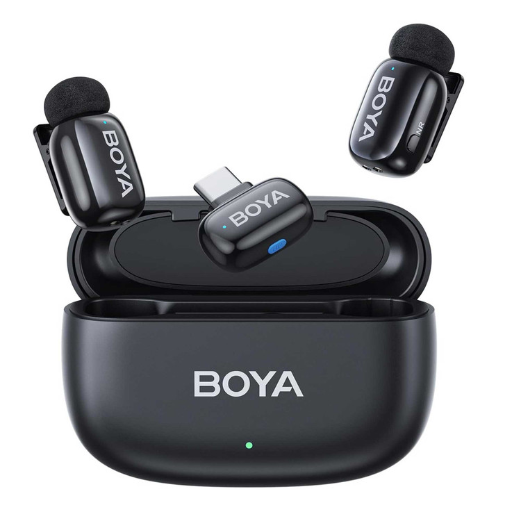 میکروفون یقه ای دو کاربره بویا مدل 14 BOYA MINI رابط Type C