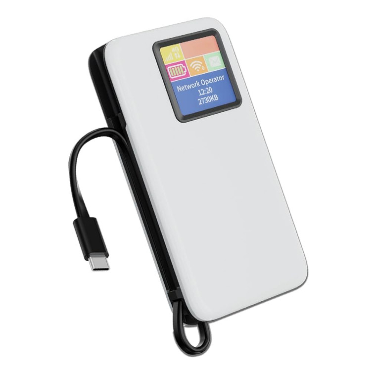 مودم جیبی Porodo 4G LTE & Wi-Fi 6 PB087 با پاوربانک 10000mAh