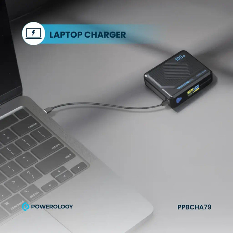 پاوربانک پاورولوژی مدل Ultra Mini ظرفیت ۲۰ هزار میلیآمپر ساعت مگ سیف