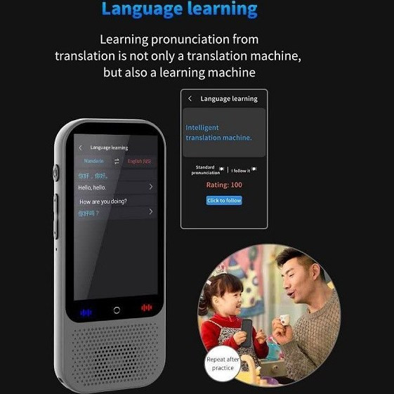 دستگاه مترجم صوتی هوشمند دوربین دار S80 Pro با قابلیت پشتیبانی ۱۳۸ زبان