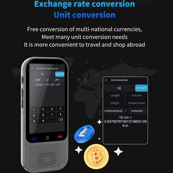دستگاه مترجم صوتی هوشمند دوربین دار S80 Pro با قابلیت پشتیبانی ۱۳۸ زبان
