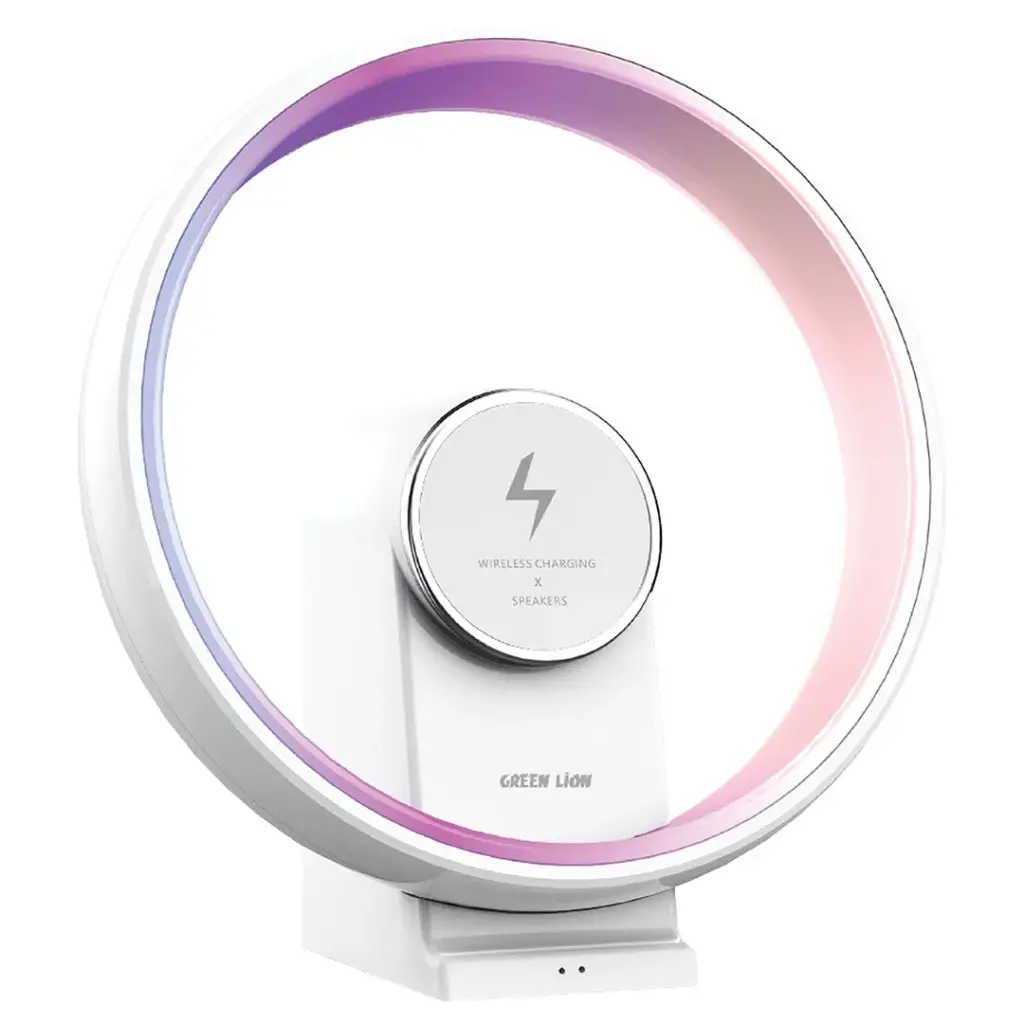 اسپیکر بلوتوثی و شارژر وایرلس گرین لاین مدل Jupiter