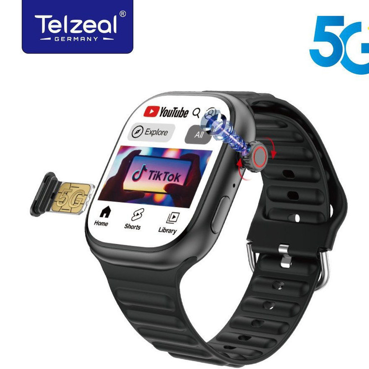 ساعت هوشمند سیم کارت خور تلزل مدل Telzeal TC44 5G
