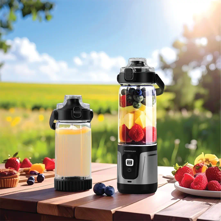مخلوط کن قابل حمل 600 میلی لیتری دسته دار پاورولوژی Powerology Duomix Portable Blender