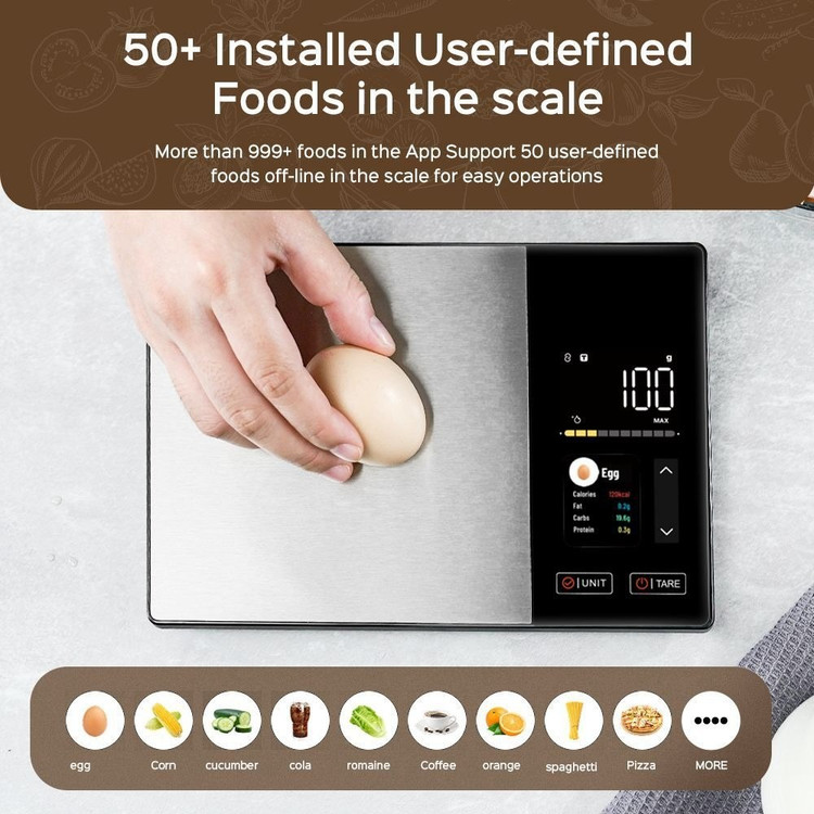 ترازو هوشمند آشپزخانه تاک تیک مدل Taktik Smart Food Scale