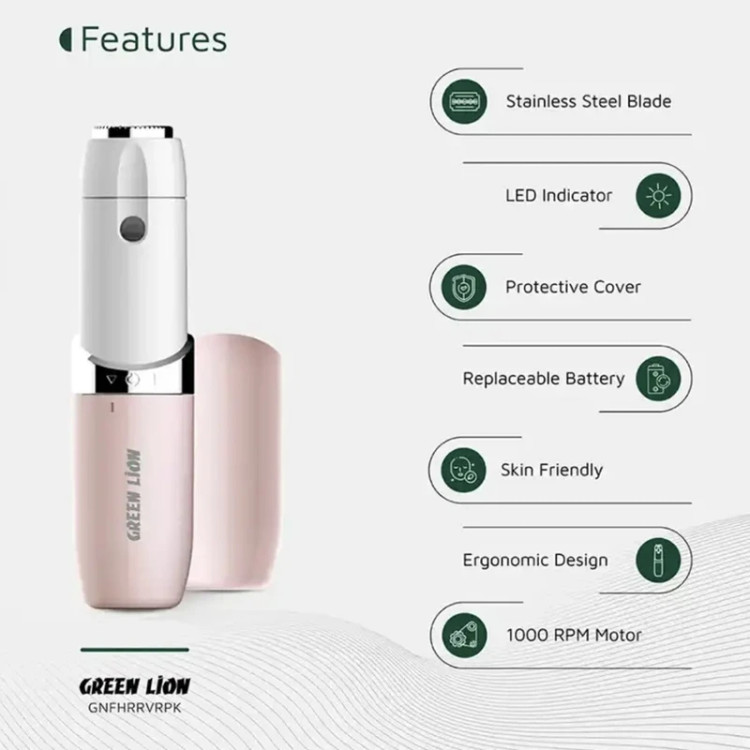 ماشین اصلاح صورت بانوان گرین لاین Green Lion Facial Hair Remover