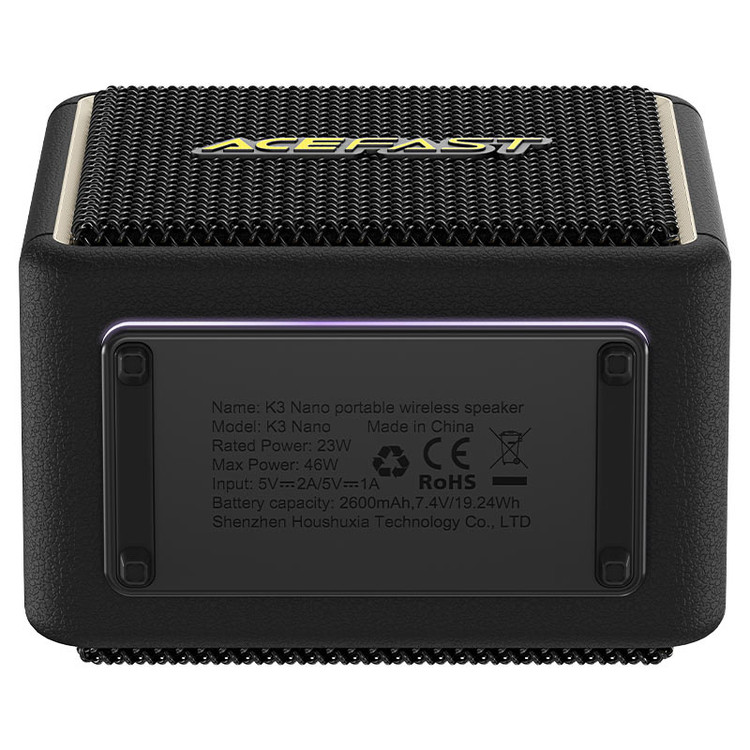 اسپیکر بلوتوث ایس فست ACEFAST K3 Nano توان 46 وات رم و فلش خور