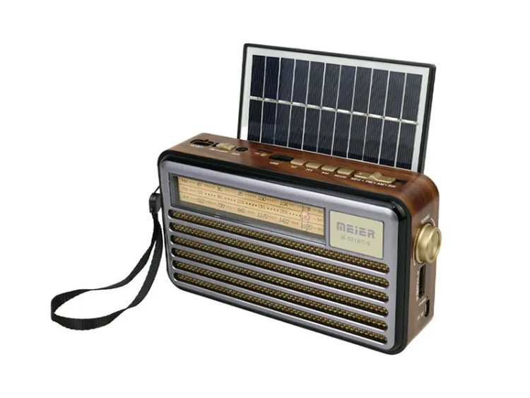 رادیو اسپیکر می یر مدل M-521BT-S (همراه با پنل خورشیدی )
