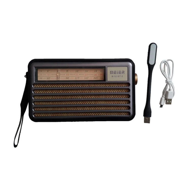 رادیو اسپیکر می یر مدل M-521BT-S (همراه با پنل خورشیدی )