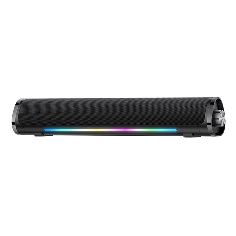 اسپیکر و ساندبار بلوتوثی 10 وات Yesido مدل YSW27 با نورپردازی RGB – رنگ مشکی