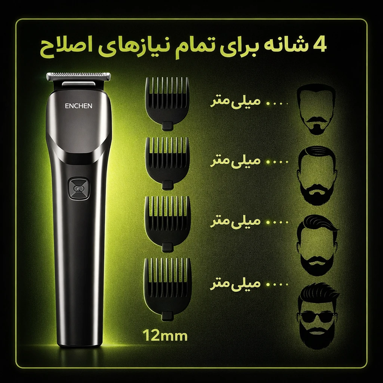 ماشین اصلاح شیائومی انچن Enchen Beardo 2( اورجینال)