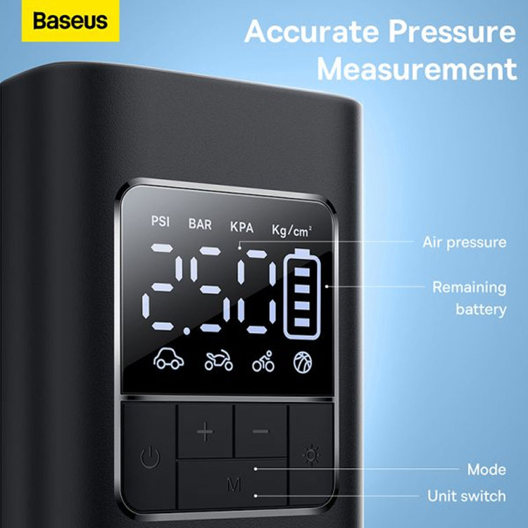 پمپباد و چراغ قوه بیسیم شارژی 4000 میلیآمپرساعت بیسوس BS-CG016 C11159300111-00