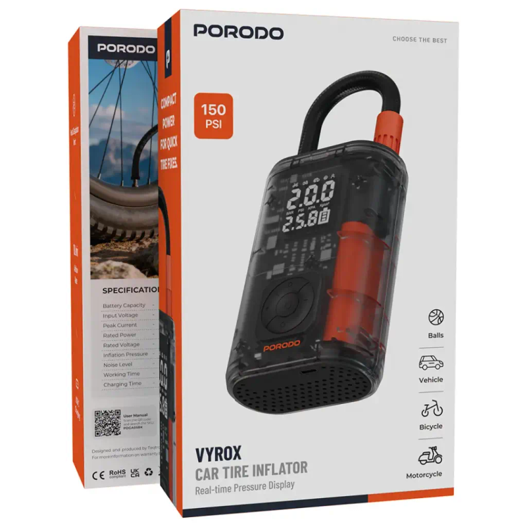 پمپ باد (کمپرسور باد ) شارژی پرودو مدل PDGA05BK