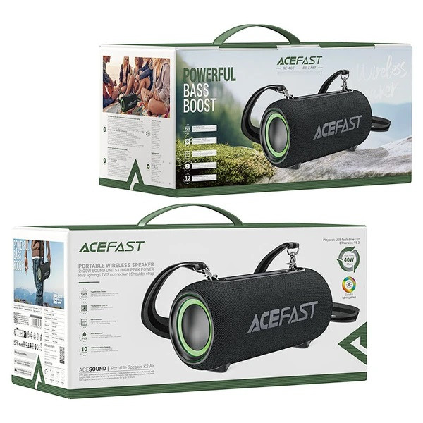 اسپیکر بلوتوث ایس فست ACEFAST K2 Air توان 40 وات فلش خور