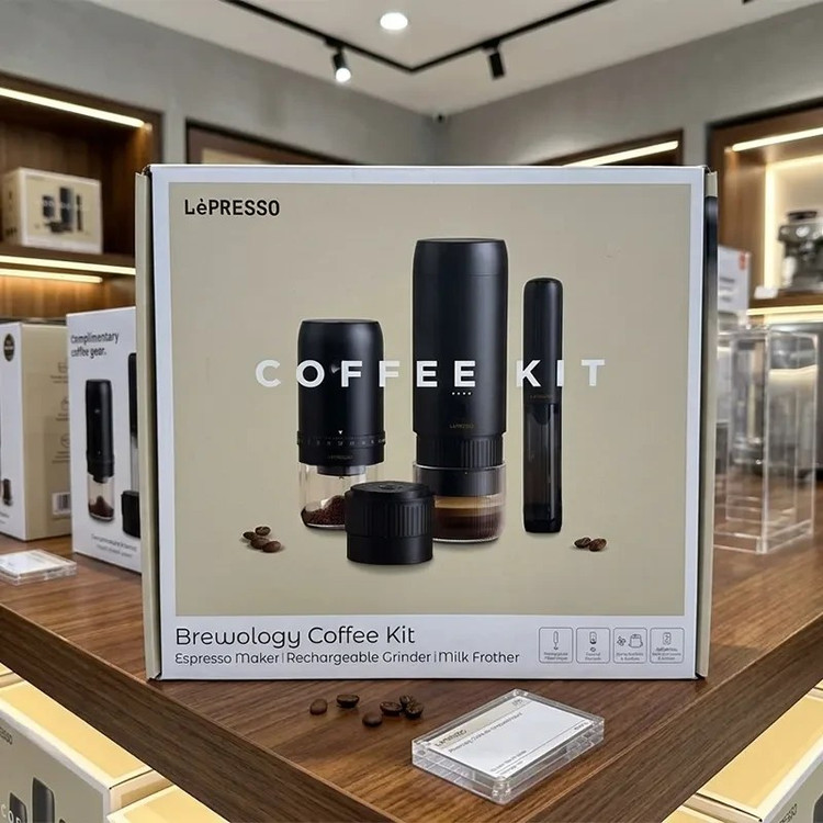 ست قهوه ساز سفری لپرسو مدل LePRESSO LPCFFBCK0023BK