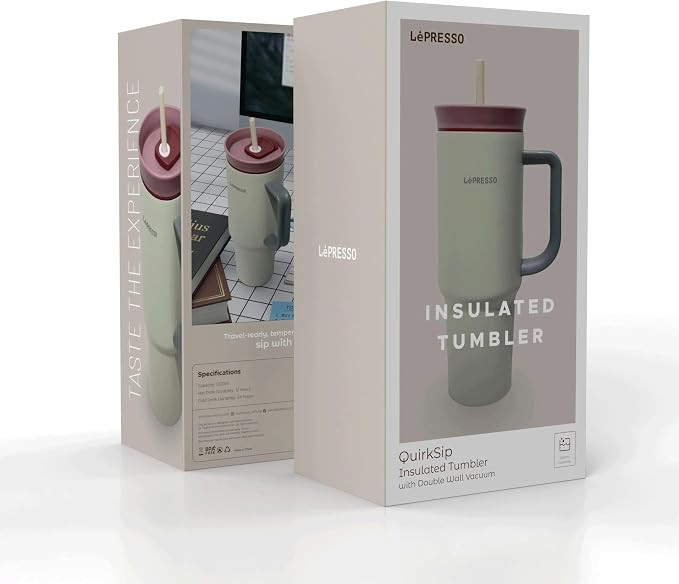 تراول ماگ برند لپرسو مدل LePresso QuirkSip Insulated Tumbler with Double Wall Vacuum