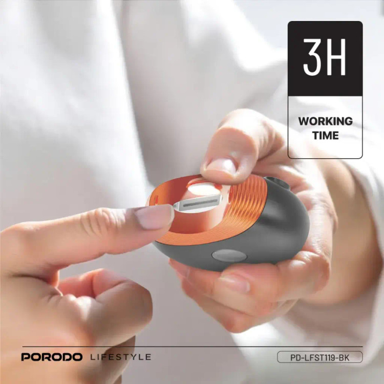 ست کامل ناخن گیر شارژی پرودو Porodo All-In-One Nail Trimmer Set PDLFST119BK