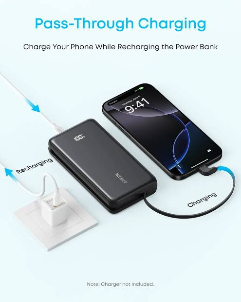 پاوربانک انکر Anker Zolo Power Bank 20K 22.5W Travel