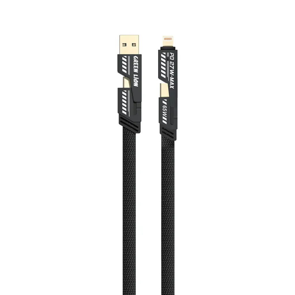 کابل شارژ تبدیل شونده چهار کاره 65W