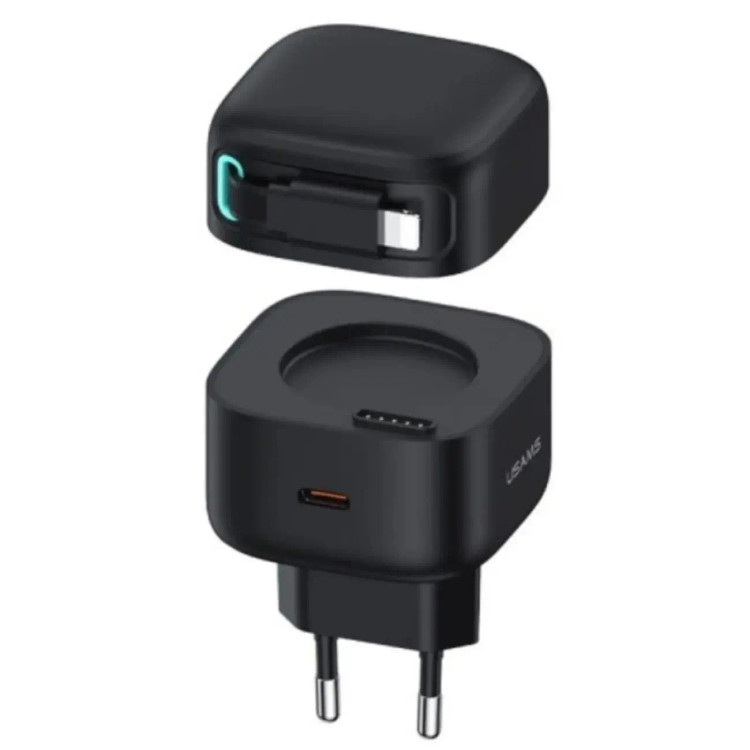 شارژر دیواری یوسمز مدل CC202 توان ۳۵ وات با کابل USB-C